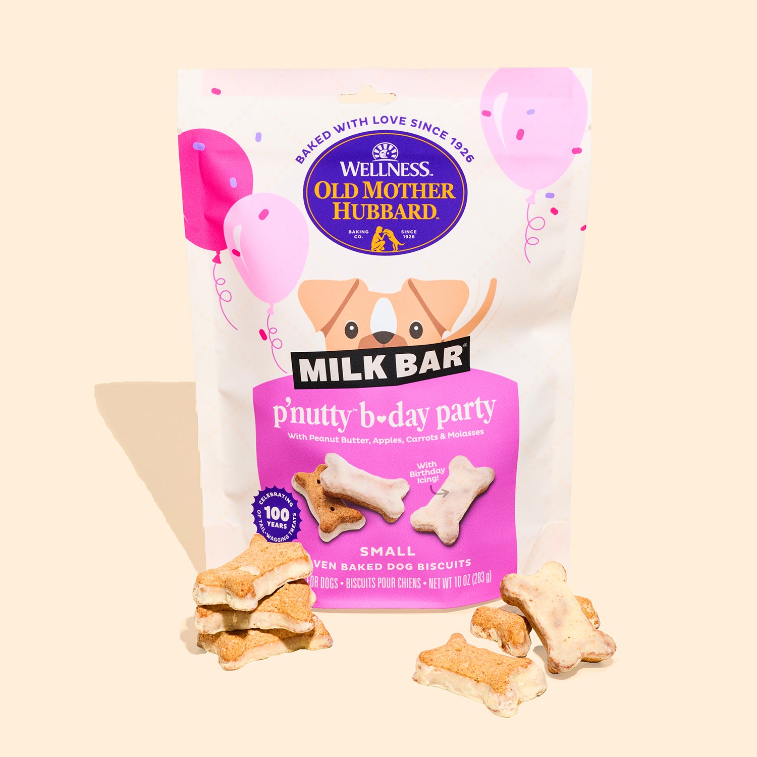 P'Nutty B-Day Party Biscuits Dog Treats - 3 Pack