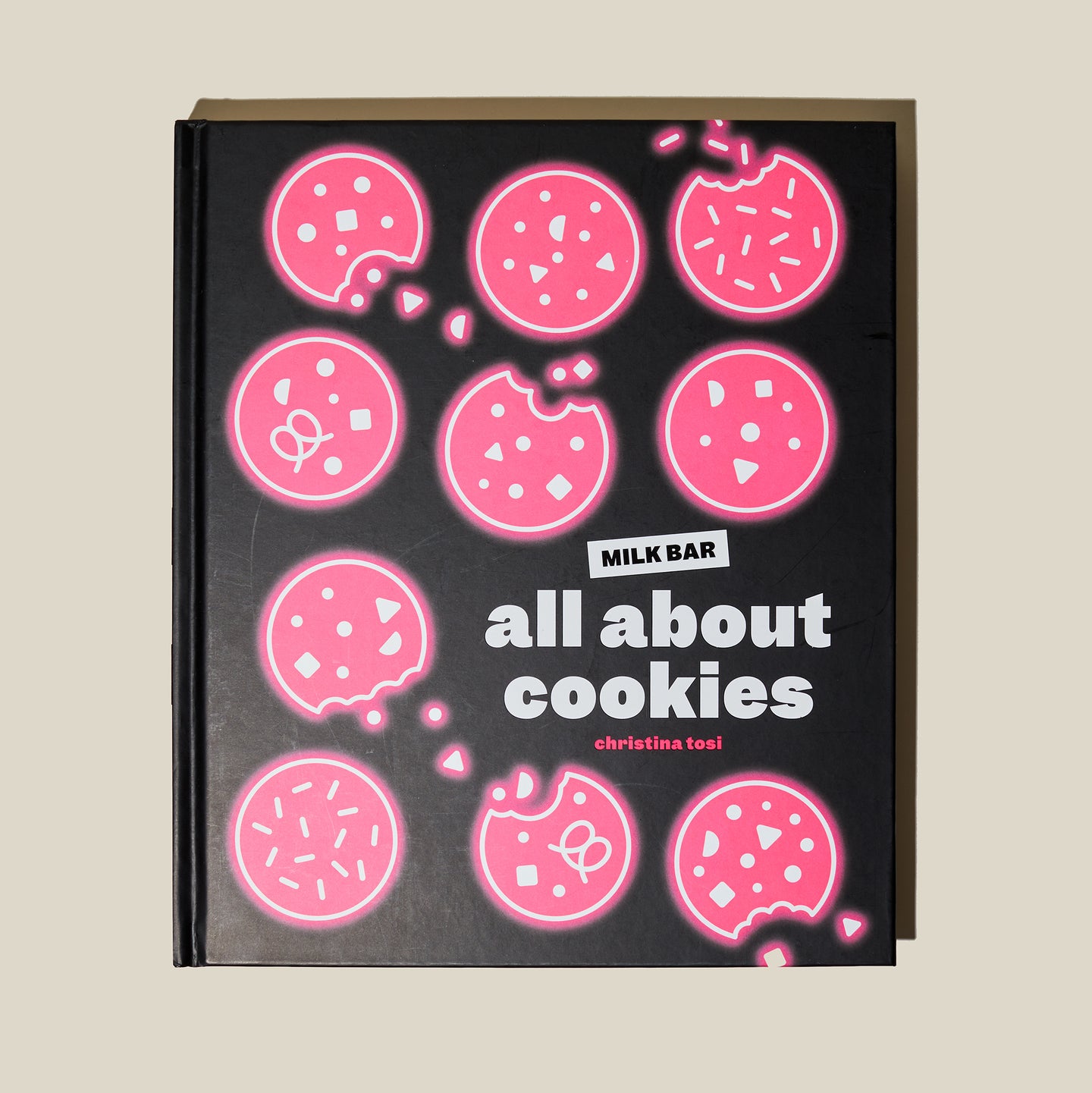 front cover of All About Cookies cookbook.