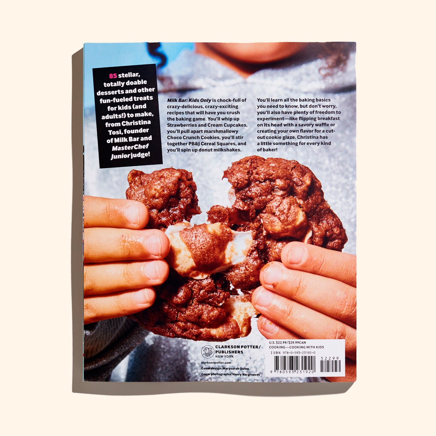 Milk Bar Kids Only Cookbook Back Cover