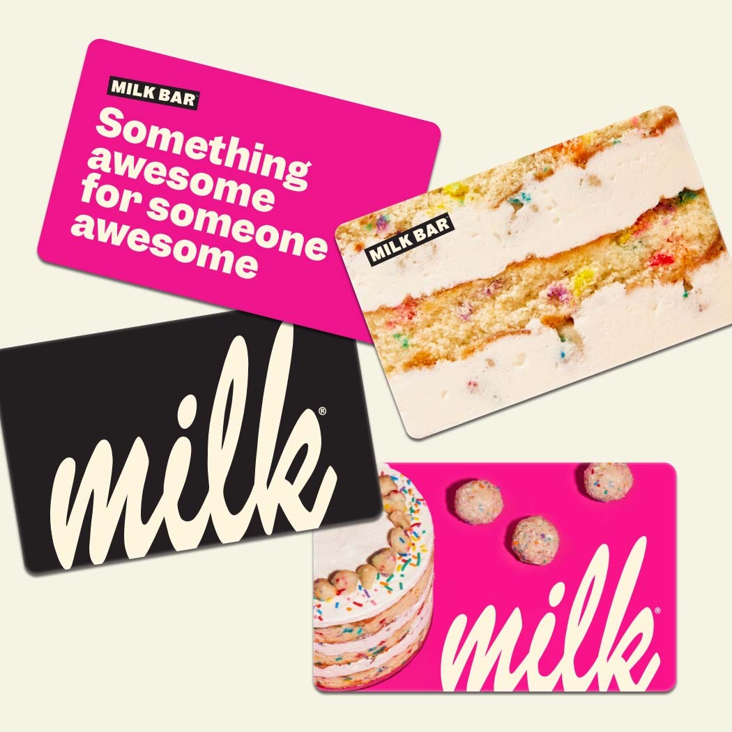 4 Milk Bar Gift Card Designs