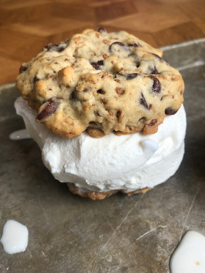 Granola Chocolate Chip Cookies Ice Cream Sandwiches