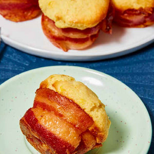 Bacon Cheddar Cornbread Muffins