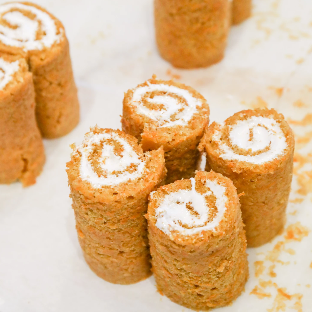 Bake Club Carrot Cake Marshmallow Roll
