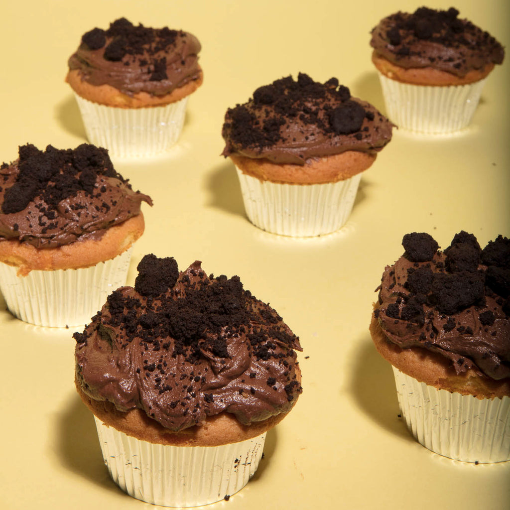 Chocolate Hazelnut Cupcakes with Oster HEATSOFT Technology