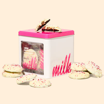 Peppermint Bark Snap Tin