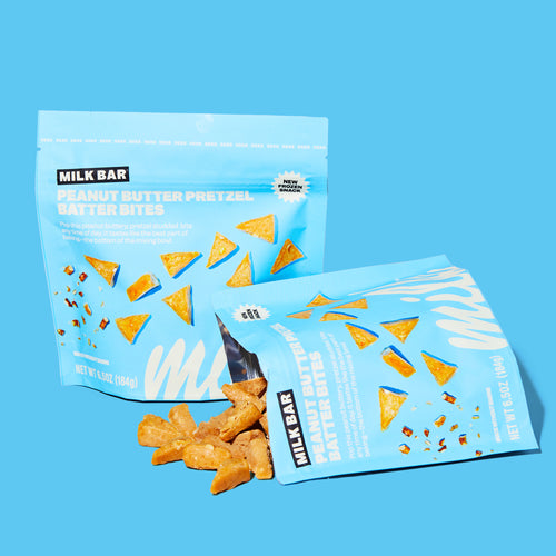 Peanut Butter Pretzel Batter Bites