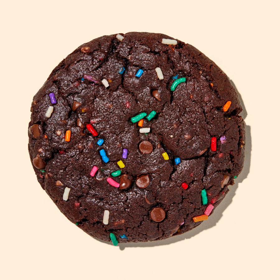 Chocolate Confetti Cookie Overhead