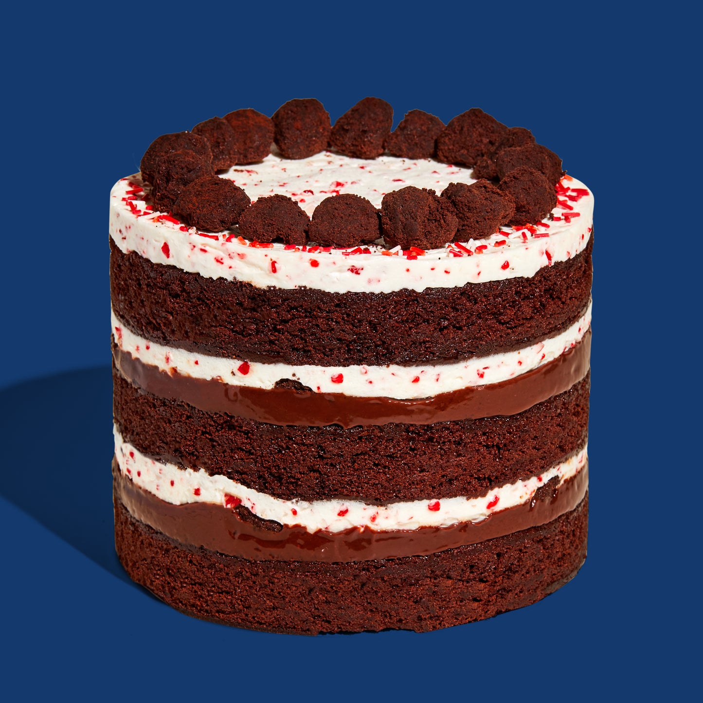 Peppermint Bark Cake