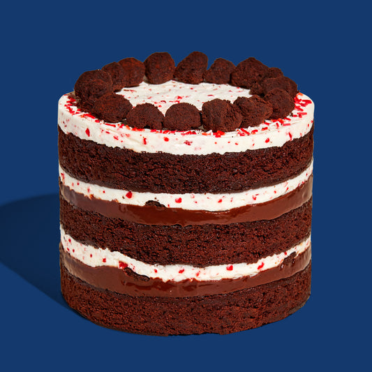 Peppermint Bark Cake