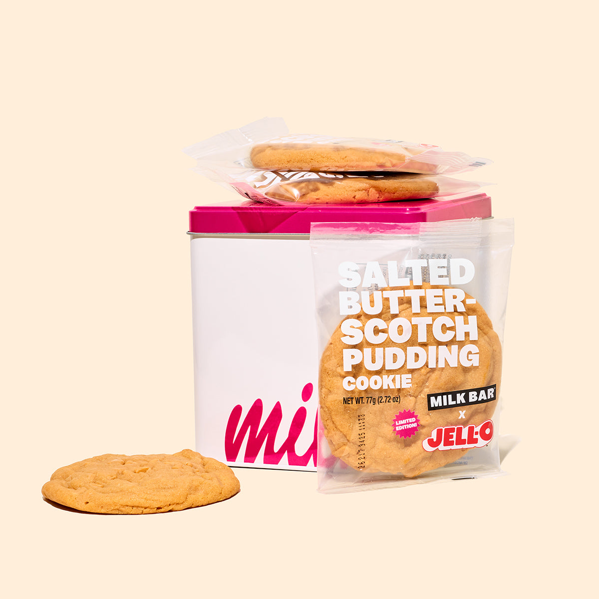 Salted Butterscotch Pudding Cookie Tin