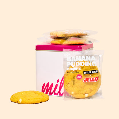 Banana Pudding Cookie Tin