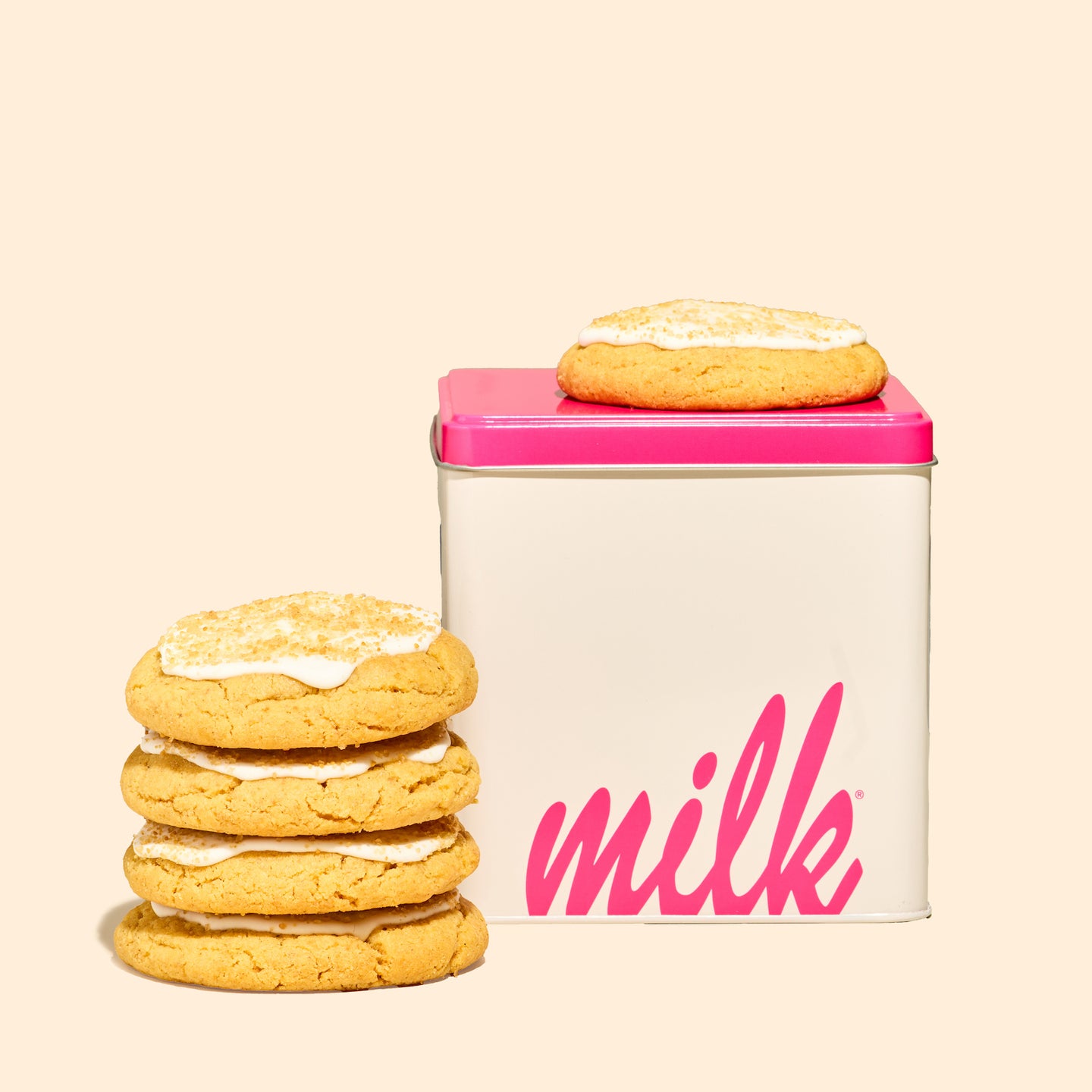 McCormick® x Milk Bar Eggnog English Toffee Cookie Tin