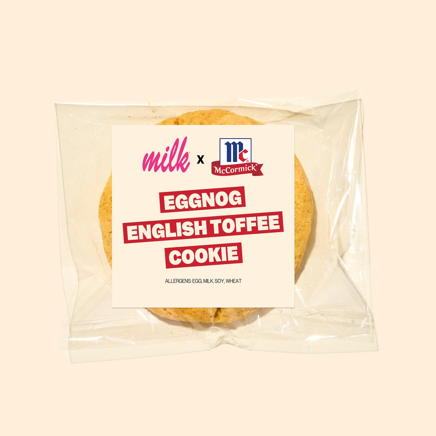 McCormick® x Milk Bar Eggnog English Toffee Cookie Tin