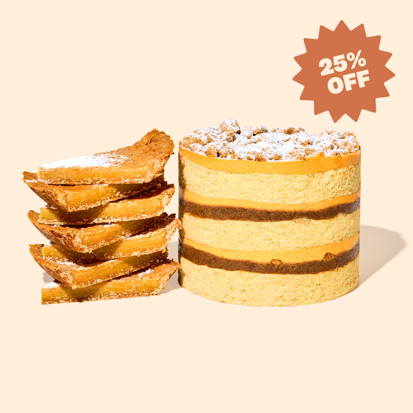 Pumpkin Cake Meets Gooey Pie