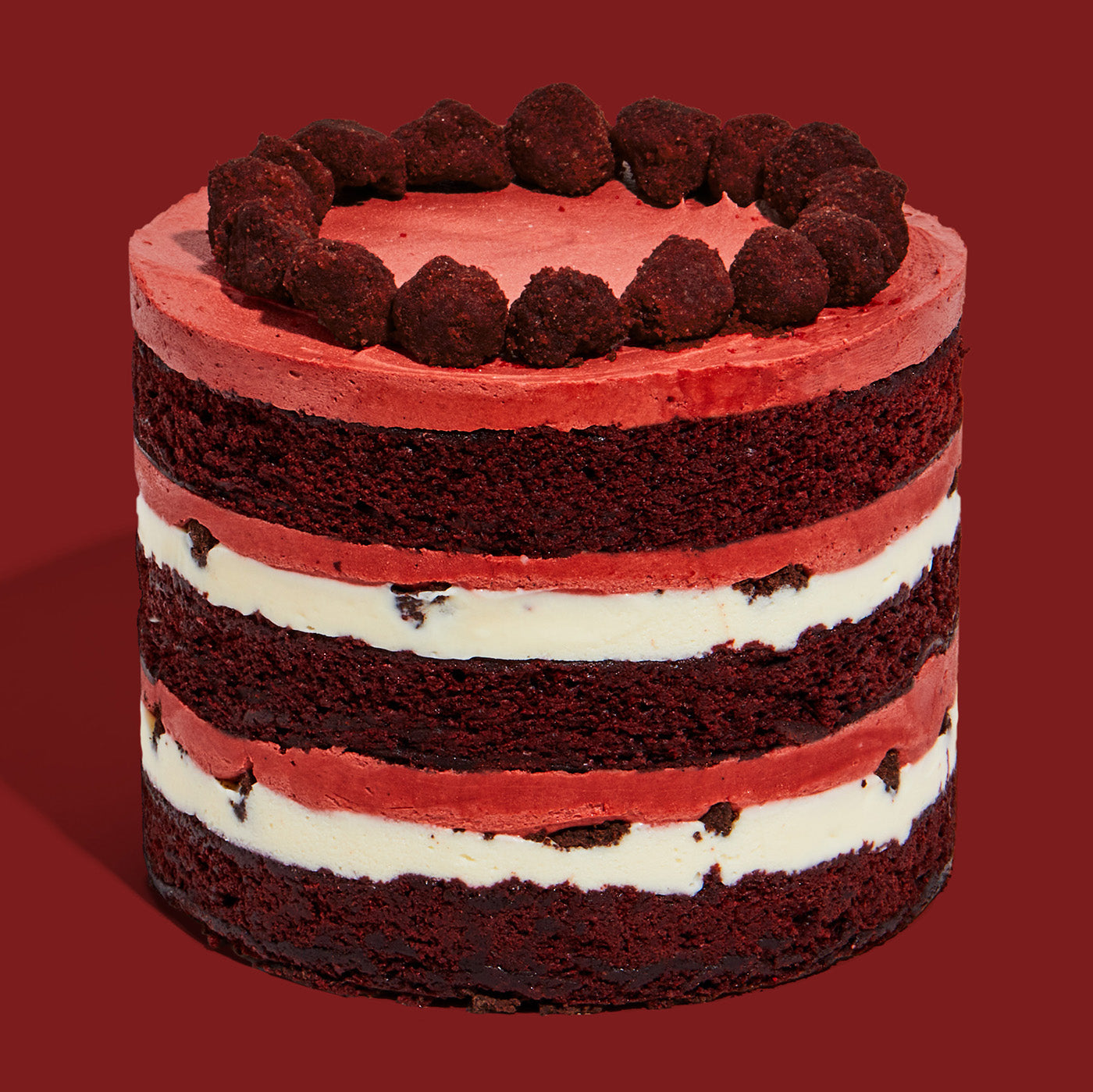 Red Velvet Cheesecake Cake