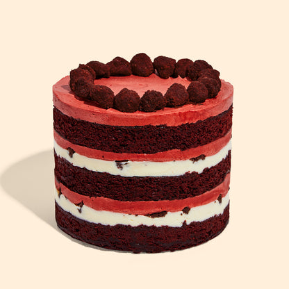 Red Velvet Cheesecake Cake