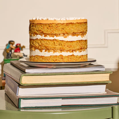 Carrot Crackle Marshmallow Cake