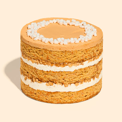 Carrot Crackle Marshmallow Cake