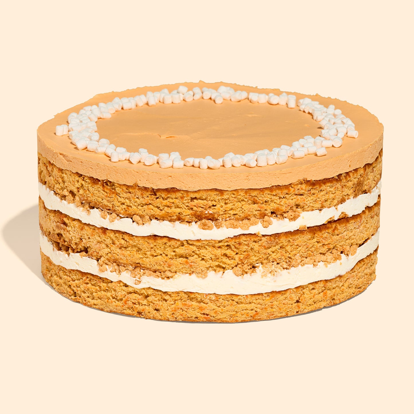 10" Carrot Crackle Marshmallow Crackle