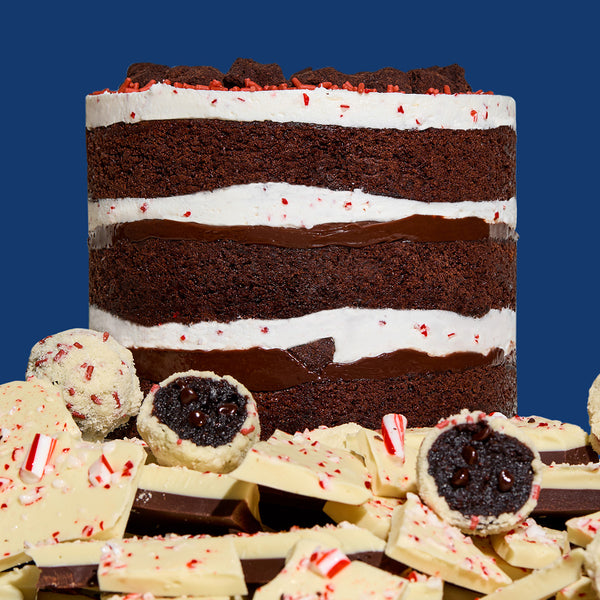 Peppermint Bark Cake