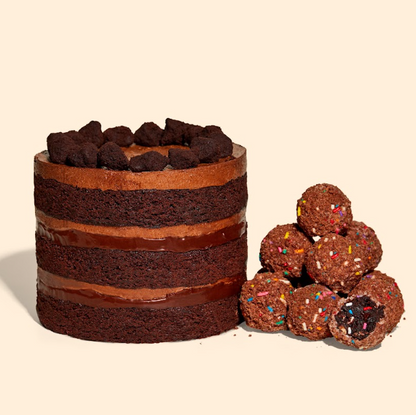 Quadruple Chocolate Cake Duo