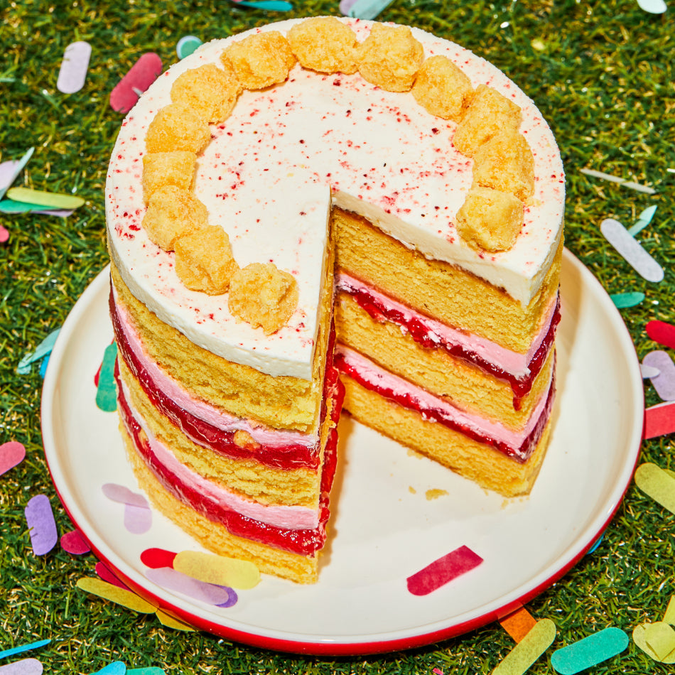 Strawberry Corn Flake Cake Is Part of a Complete Breakfast | TASTE
