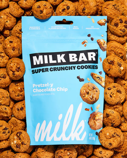 Pretzel-y Chocolate Chip Super Crunchy Cookies (1 PACK)