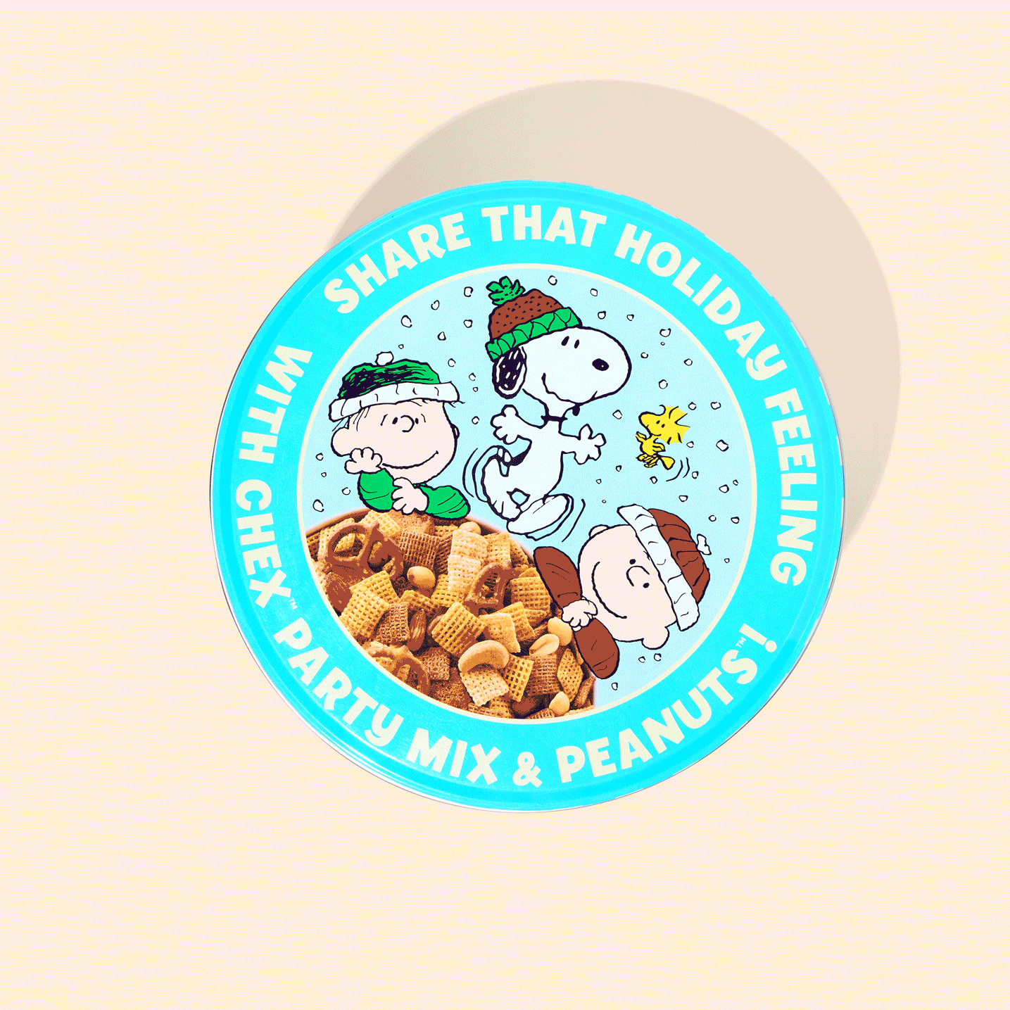PEANUTS and Chex™ Holiday Cookie Tin