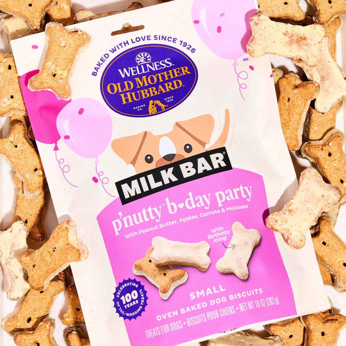 P'Nutty B-Day Party Biscuits Dog Treats - 3 Pack