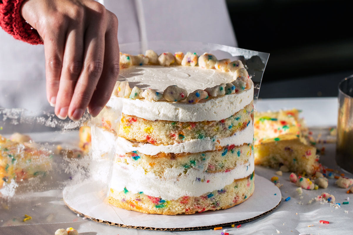 Marbled Skyline Cake – City Cakes