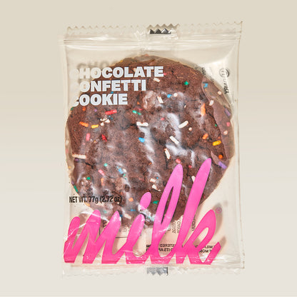 Individually Wrapped Chocolate Confetti Cookie