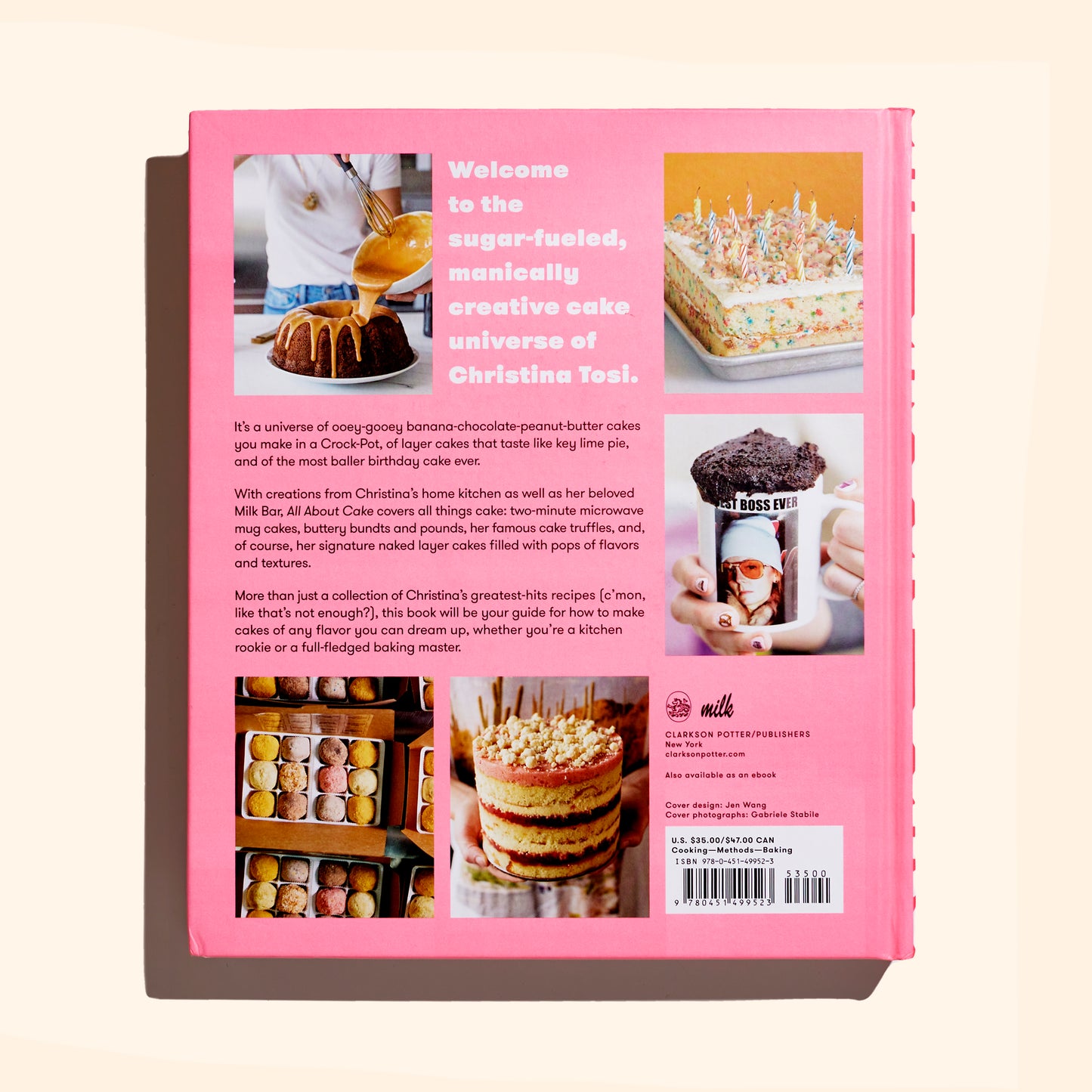 All About Cake Cookbook Back Cover