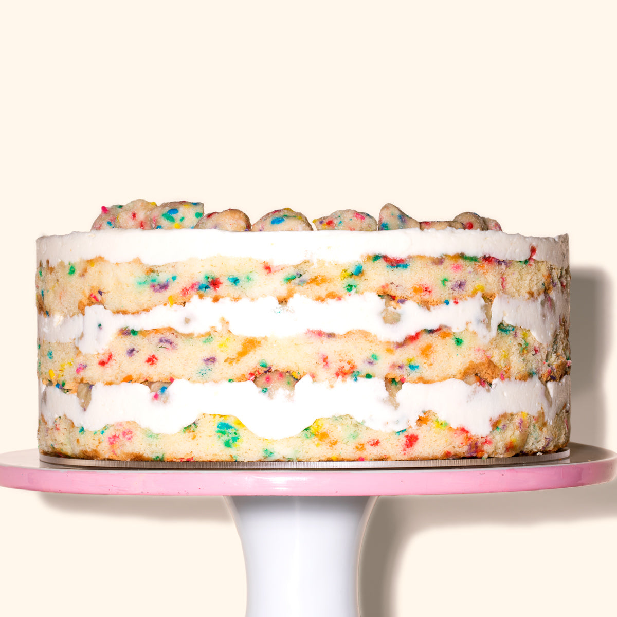 Milk Bar gluten free birthday cake 10 inch- side view