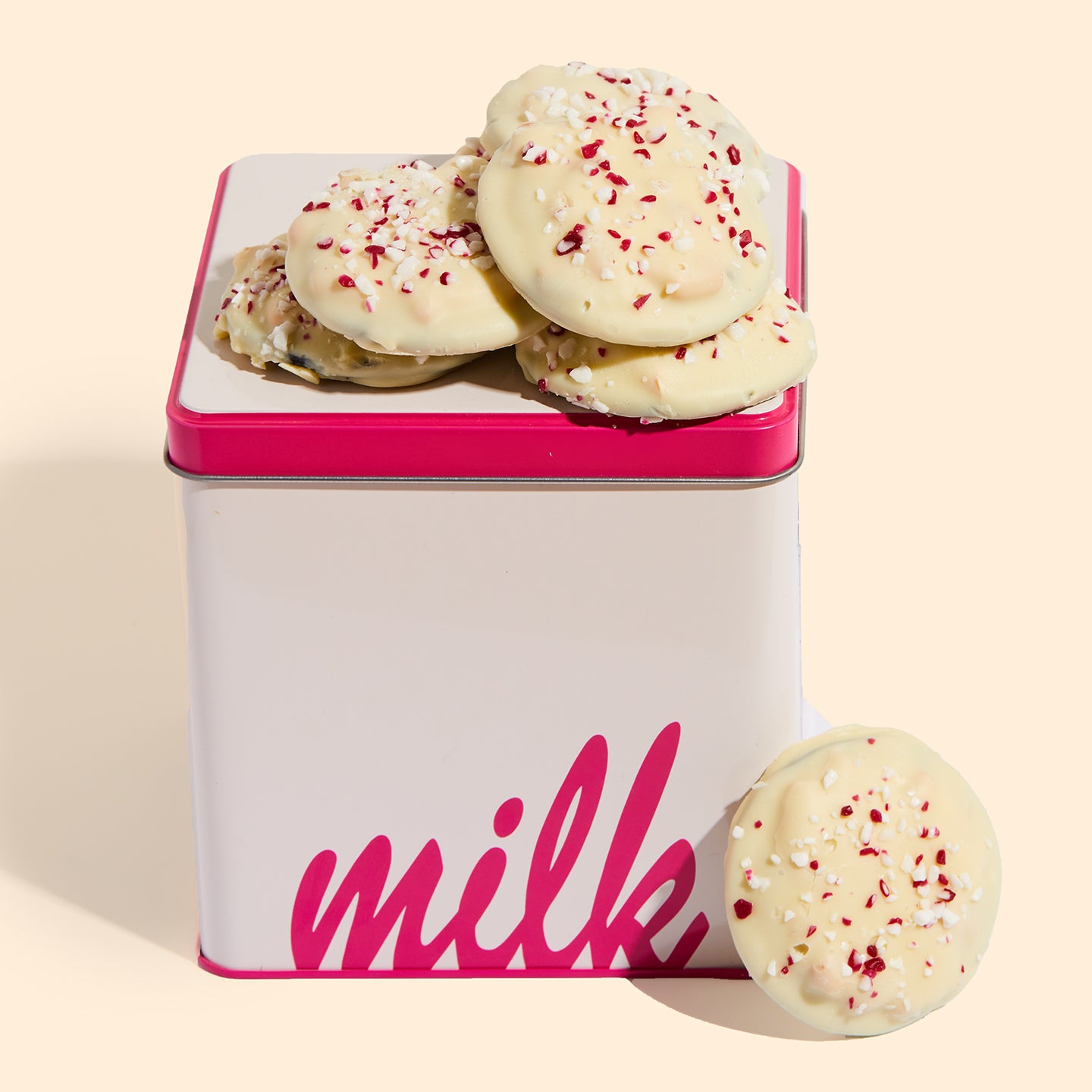 Mini Peppermint Bark Snap Tin